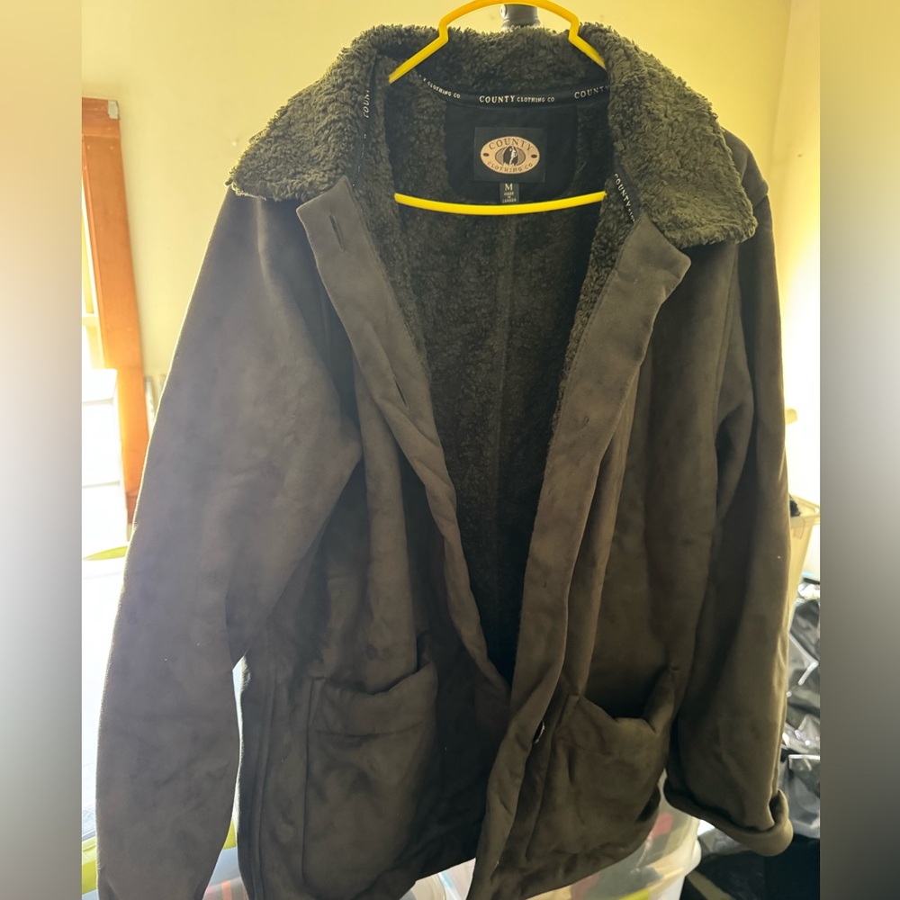 Women's Cozy Military Field Jacket - Olive
